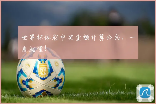 世界杯体彩中奖金额计算公式,一看就懂!